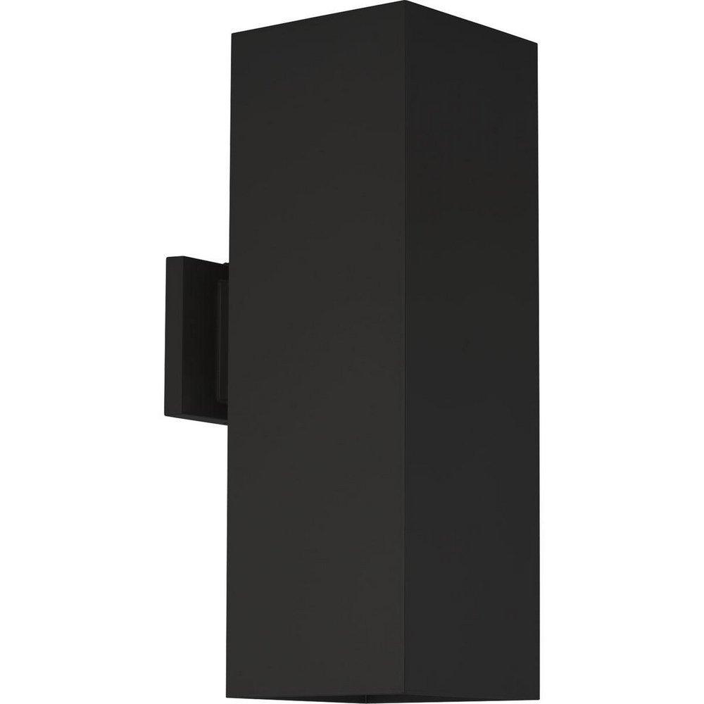 Progress Lighting Black 150W 2-Light LED Outdoor Wall Sconce 
