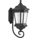 8-1/2 x 20-1/2 in. 26W 1-Light GU24 Compact Fluorescent Outdoor Wall Sconce in Black