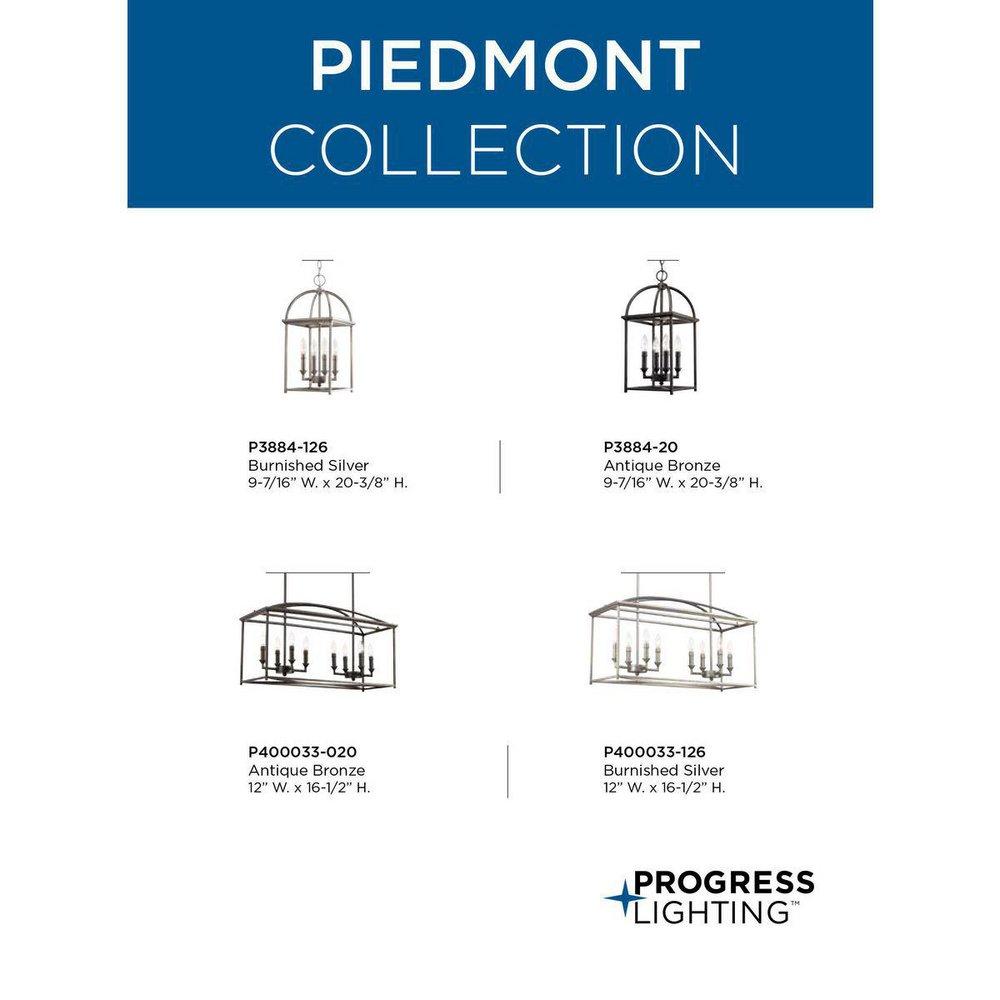 Progress Lighting Antique Bronze 8-Light 60W Candelabra E-12 Incandescent Chandelier 