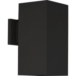 150W 1-Light LED Outdoor Wall Sconce in Black