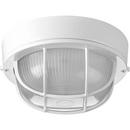 Progress Lighting White 60W 1-Light Incandescent Flush Mount Ceiling Fixture 