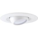 Progress Lighting Satin White 3-4/5 in. 9W LED Downlight Recessed Eyeball Trim 