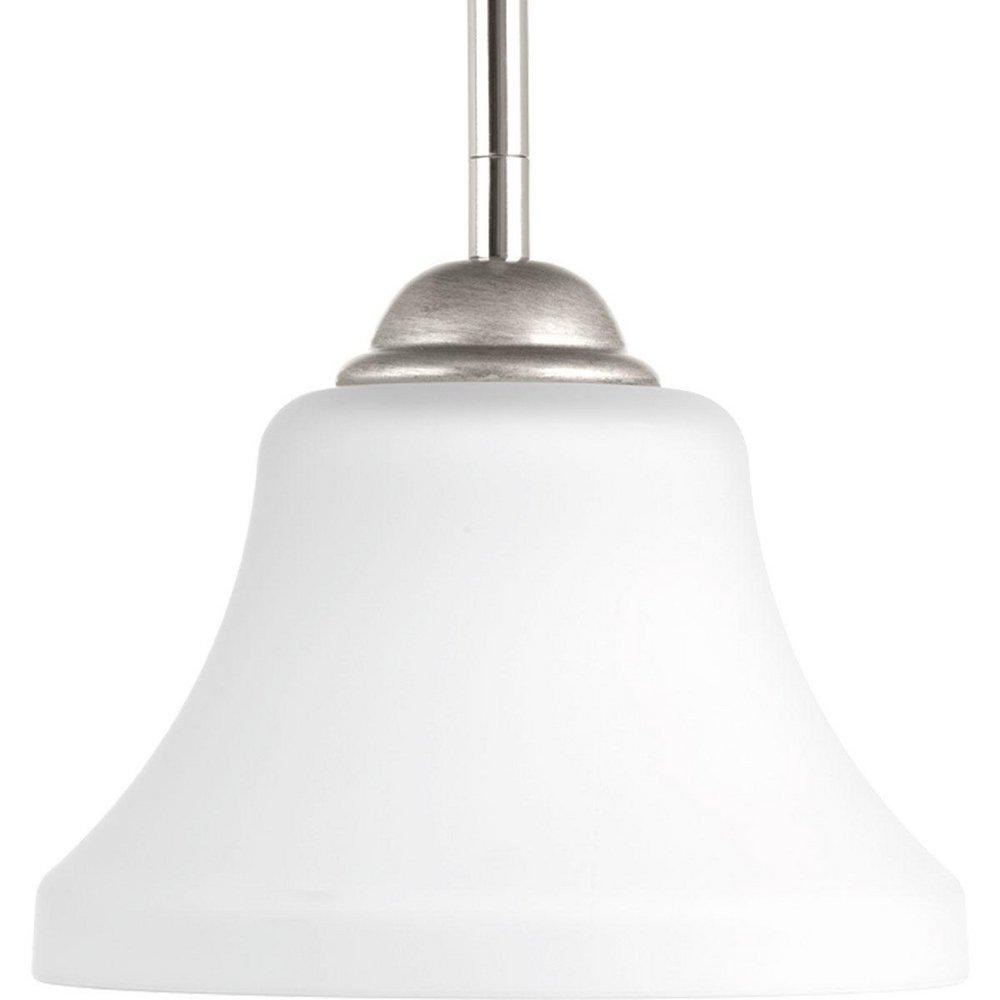 Progress Lighting Polished Nickel 7-3/8 in. 100W 1-Light Medium E-26 Incandescent Mini Pendant 