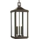 Progress Lighting Antique Bronze 3-Light 60W Hanging Lantern 