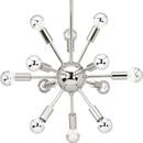 Progress Lighting Polished Nickel 25W 12-Light Chandelier 