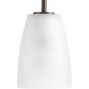 Progress Lighting Antique Bronze 5 in. 100W 1-Light Incandescent Mini Pendant 