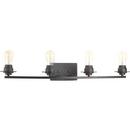 Progress Lighting Graphite 60W 4-Light Medium E-26 Incandescent Bath Vanity 