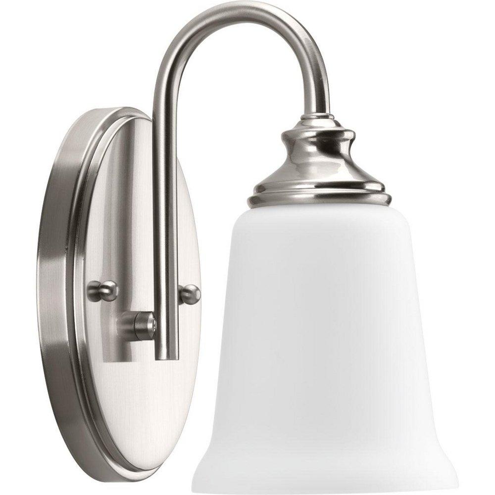 Progress Lighting Brushed Nickel 100W 1-Light Medium E-26 Incandescent Bath Vanity 