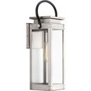 Progress Lighting Stainless Steel 1-Light 100W Down Lighting Medium Wall Lantern 