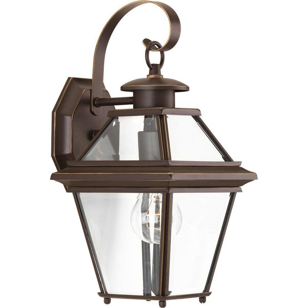 Progress Lighting Antique Bronze 1-Light 100W Down Lighting Small Wall Lantern 
