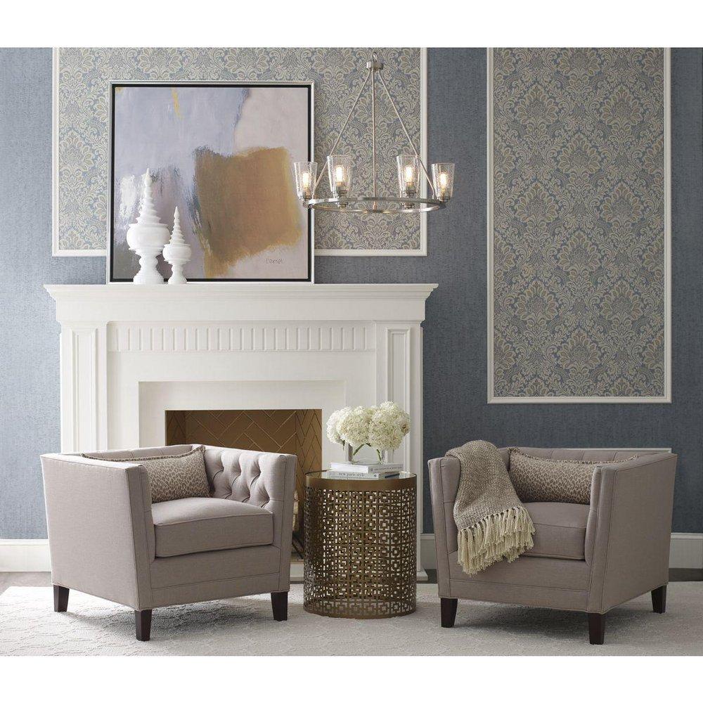 Progress Lighting Brushed Nickel 6-Light 60W Medium E-26 Incandescent Chandelier 