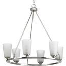 Progress Lighting Brushed Nickel 6-Light 60W Medium E-26 Incandescent Chandelier 