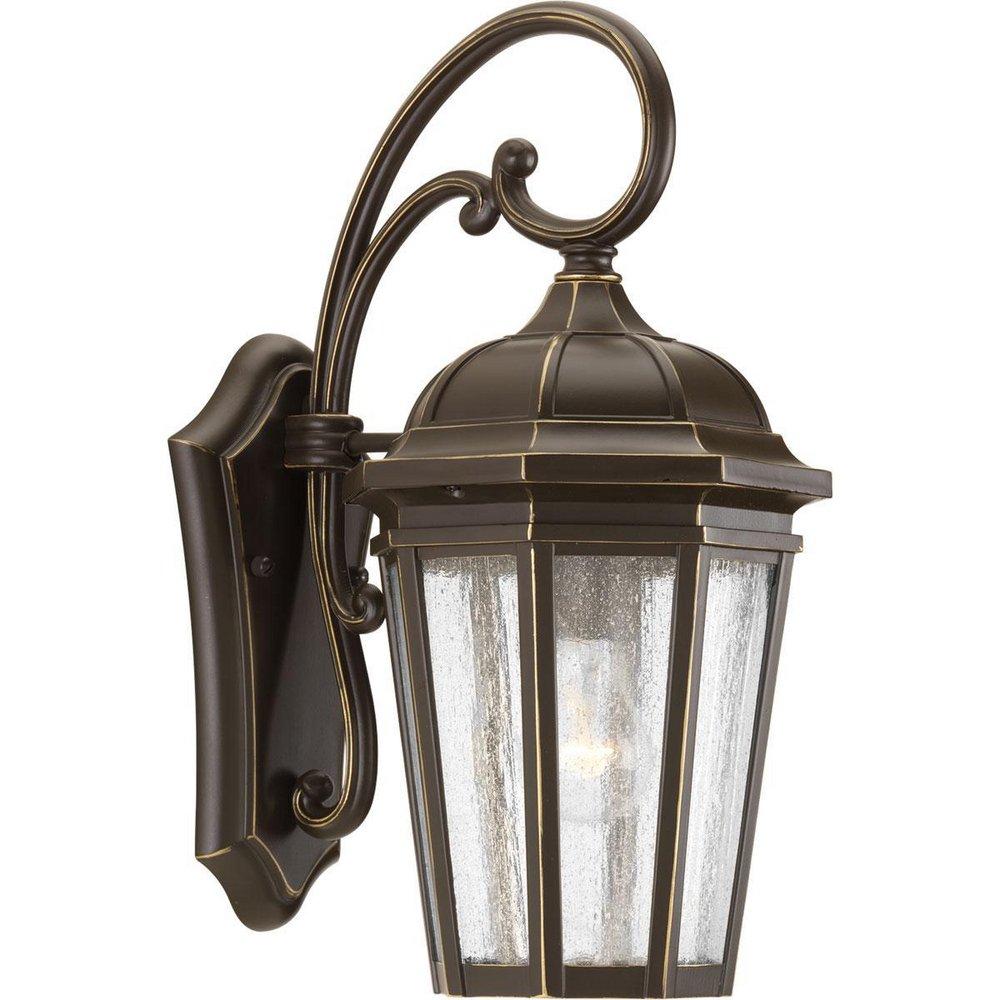 Progress Lighting Antique Bronze 100W 1-Light Incandescent Outdoor Wall Sconce 