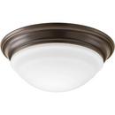 Progress Lighting Antique Bronze 11 in. 17W 1-Light LED Flushmount Ceiling Fixture 