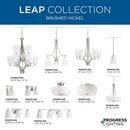Progress Lighting Brushed Nickel 21 in. 100W 3-Light Medium E-26 Incandescent Chandelier 