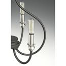 Progress Lighting Graphite 60W 6-Light Chandelier 