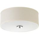 Progress Lighting Brushed Nickel 2-Light 60W Close-to-Ceiling Light Fixture 