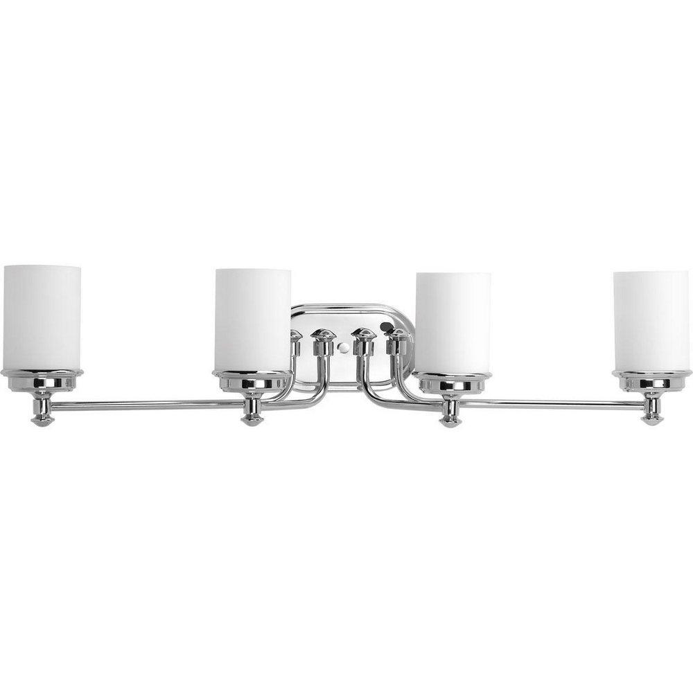 Progress Lighting Polished Chrome P300015-015 4-100W MED BATH BRACKET 