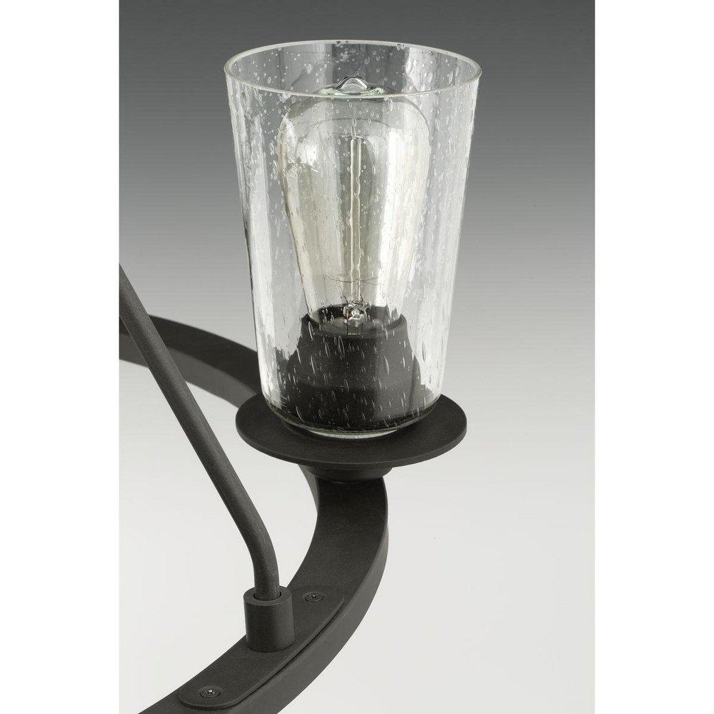 Progress Lighting Graphite 36 in. 60W 15-Light Medium E-26 Incandescent Chandelier 