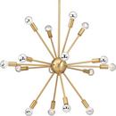 Progress Lighting Brushed Bronze 25W 16-Light Chandelier 
