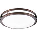Progress Lighting Urban Bronze 22W 1-Light Flush Mount Ceiling Fixture 
