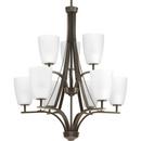 Progress Lighting Antique Bronze 100W 9-Light Medium E-26 Incandescent Chandelier 