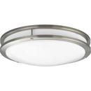 Progress Lighting Brushed Nickel 22W 1-Light Flush Mount Ceiling Fixture 