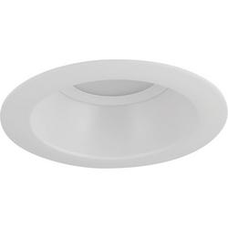 10W 1-Light LED Recessed Ceiling Light in Satin White