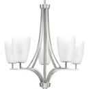 Progress Lighting Brushed Nickel 100W 5-Light Chandelier 