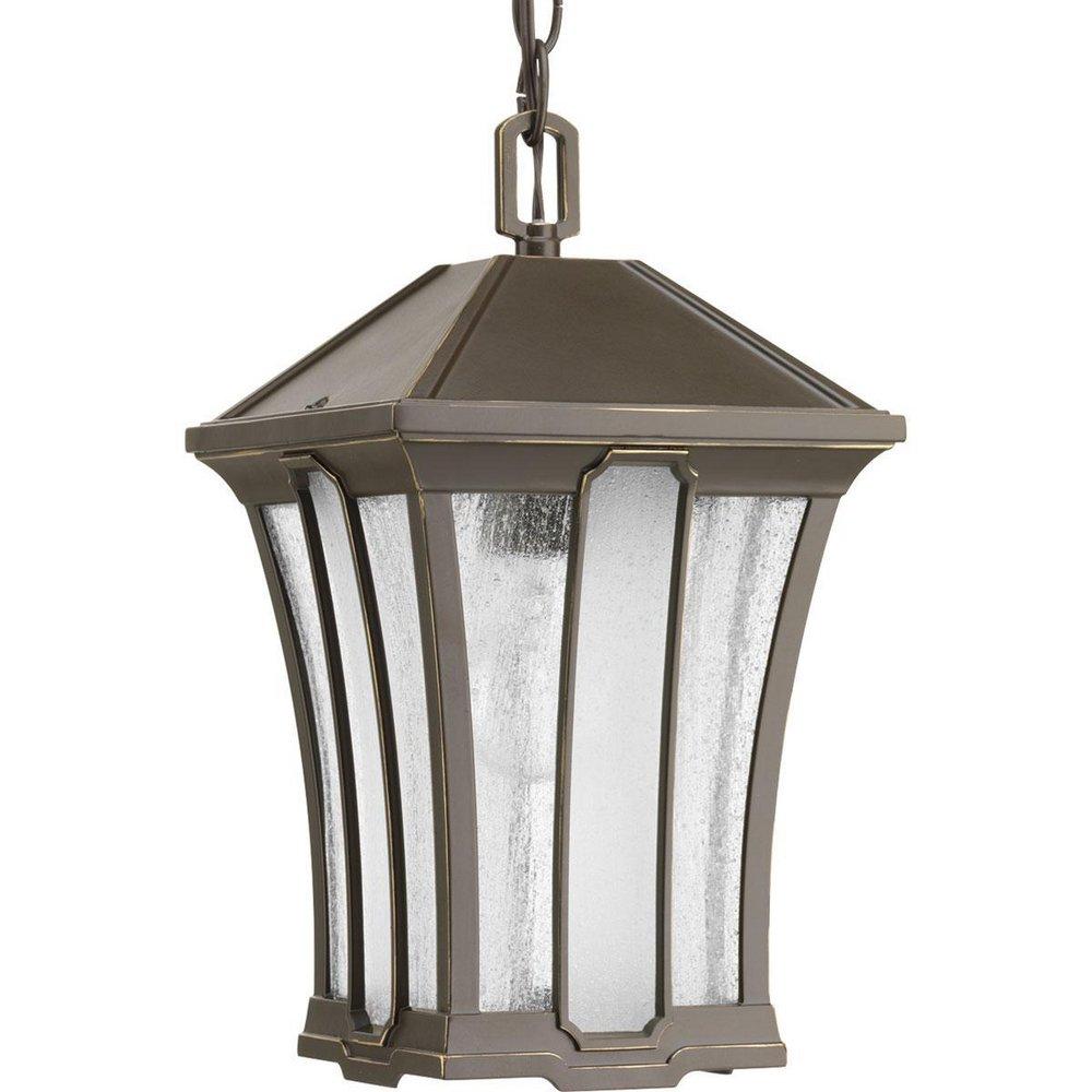 Progress Lighting Antique Bronze P550000-020 1-100W MED HANGING LANTERN 