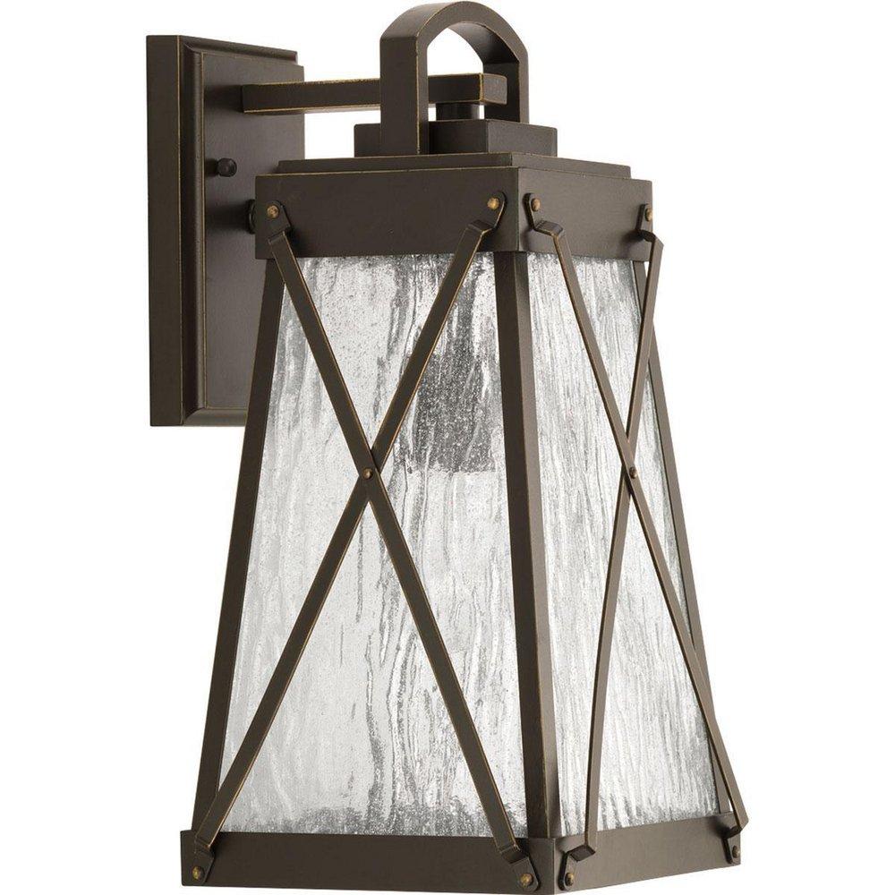 Progress Lighting Antique Bronze 1-Light 100W Down Lighting Medium Wall Lantern 