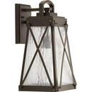 Progress Lighting Antique Bronze 1-Light 100W Down Lighting Medium Wall Lantern 