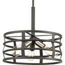 Progress Lighting Graphite 16 in. 60W 3-Light Pendant 