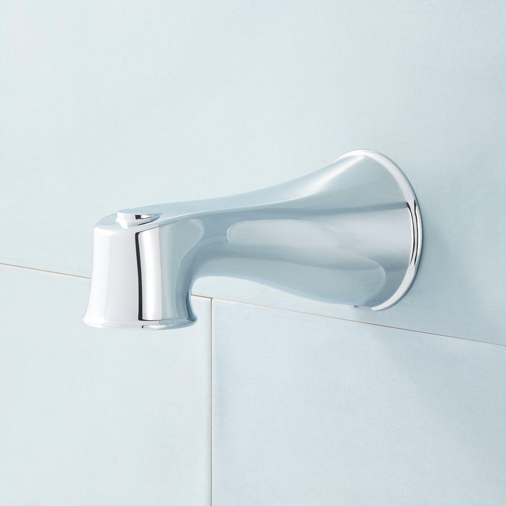 Signature Hardware Chrome 6-1/4 in. Tub Spout 