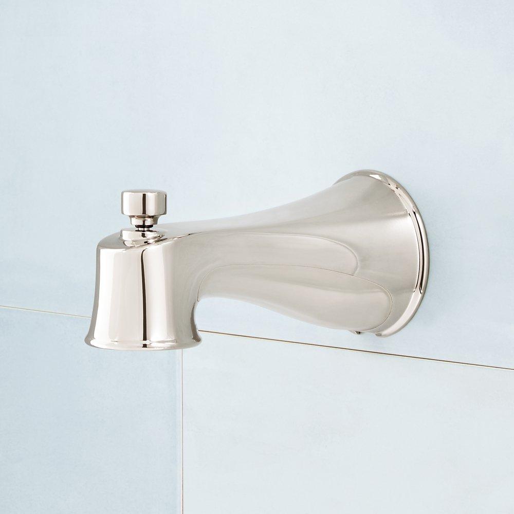 Signature Hardware Polished Nickel Tub Spout Shower Accessory 