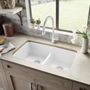 BLANCO White 32 x 19 in. No Hole Composite Double Bowl Undermount Kitchen Sink 