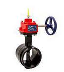 NIBCO Ductile Iron Grooved EPDM Seat Gear Operator Butterfly Valve 