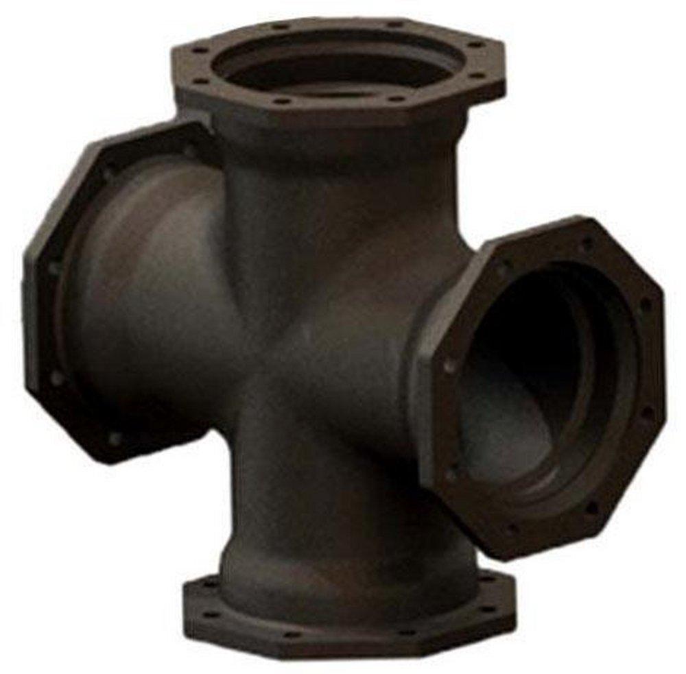 Mechanical Joint Zinc Plated Ductile Iron C153 Short Body Cross 