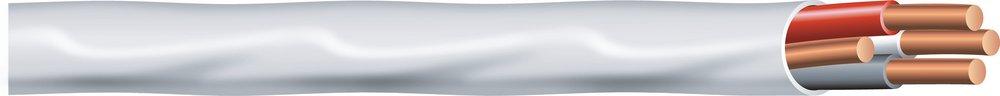 Southwire&reg; Yellow 12 ga 3-Conductor Plastic Building Cable in Yellow 