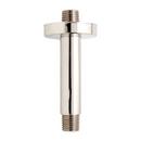 4 in. Ceiling Mount Shower Arm with Flange in Polished Nickel
