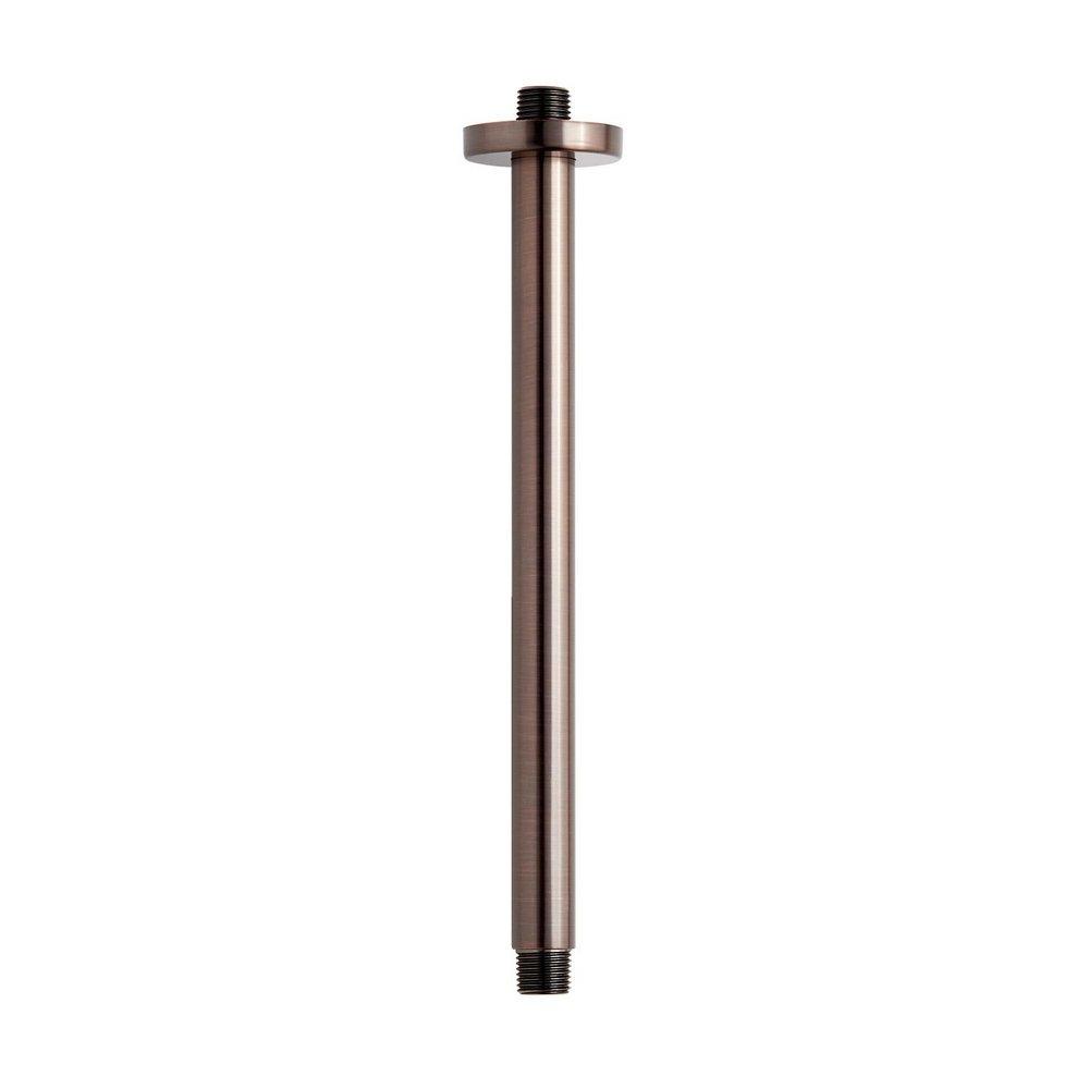 Signature Hardware Oil Rubbed Bronze 12 in. Ceiling Shower Arm with Escutcheon 
