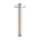 6 in. Ceiling Mount Shower Arm with Flange in Brushed Nickel