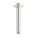 Signature Hardware Brushed Nickel 6 in. Ceiling Mount Shower Arm with Flange 