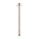 12 in. Ceiling Mount Shower Arm with Flange in Polished Nickel