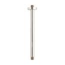 Signature Hardware Polished Nickel 12 in. Ceiling Mount Shower Arm with Flange 