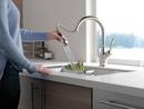 Delta Faucet SpotShield&reg; Stainless Single Handle Pull Down Kitchen Faucet 