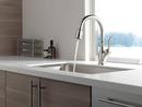 Delta Faucet SpotShield&reg; Stainless Single Handle Pull Down Kitchen Faucet 