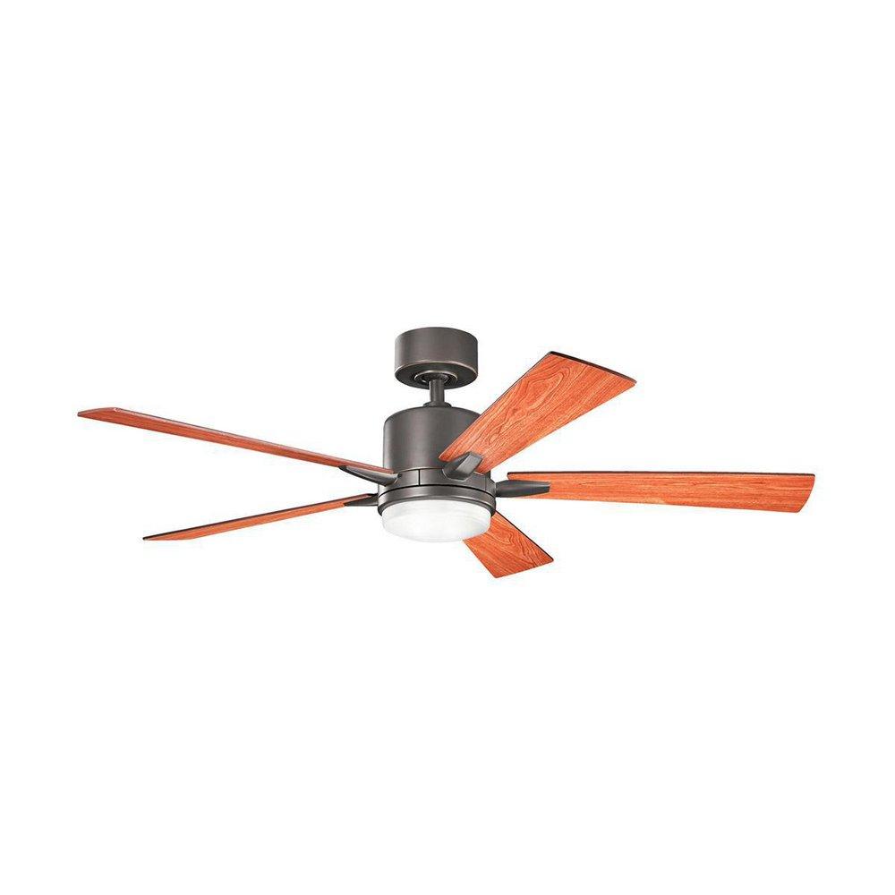 Kichler Lighting Olde Bronze 17W 5-Blade Ceiling Fan with 52 in. Blade Span 