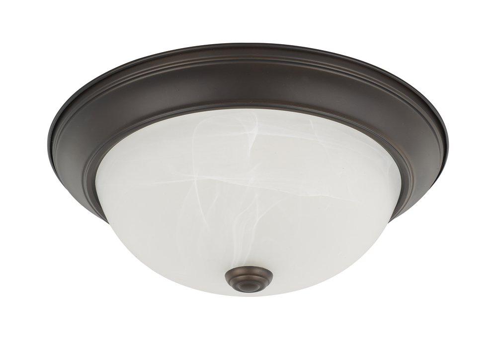 Capital Lighting Bronze 2-Light 60W Ceiling Fixture 
