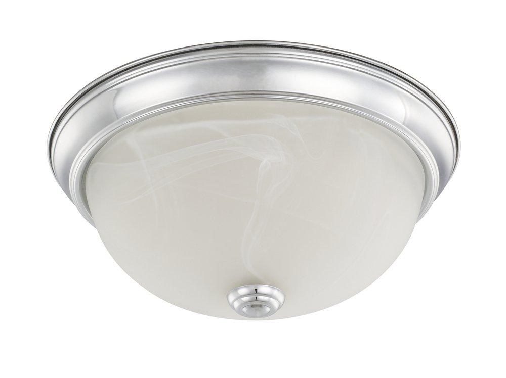 Capital Lighting Chrome 2-Light 60W Ceiling Fixture 